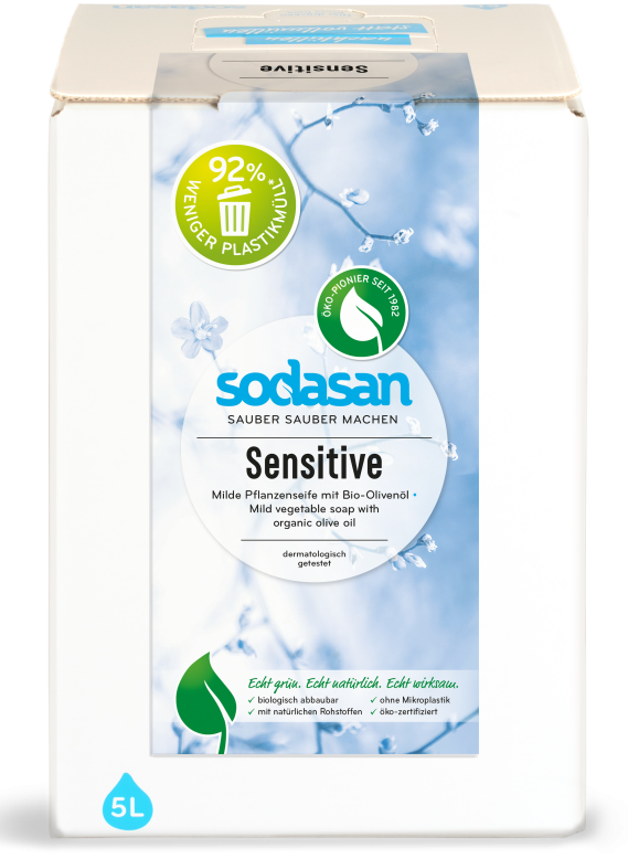 Sapun lichid sensitiv ecologic 5l Sodasan                                                           