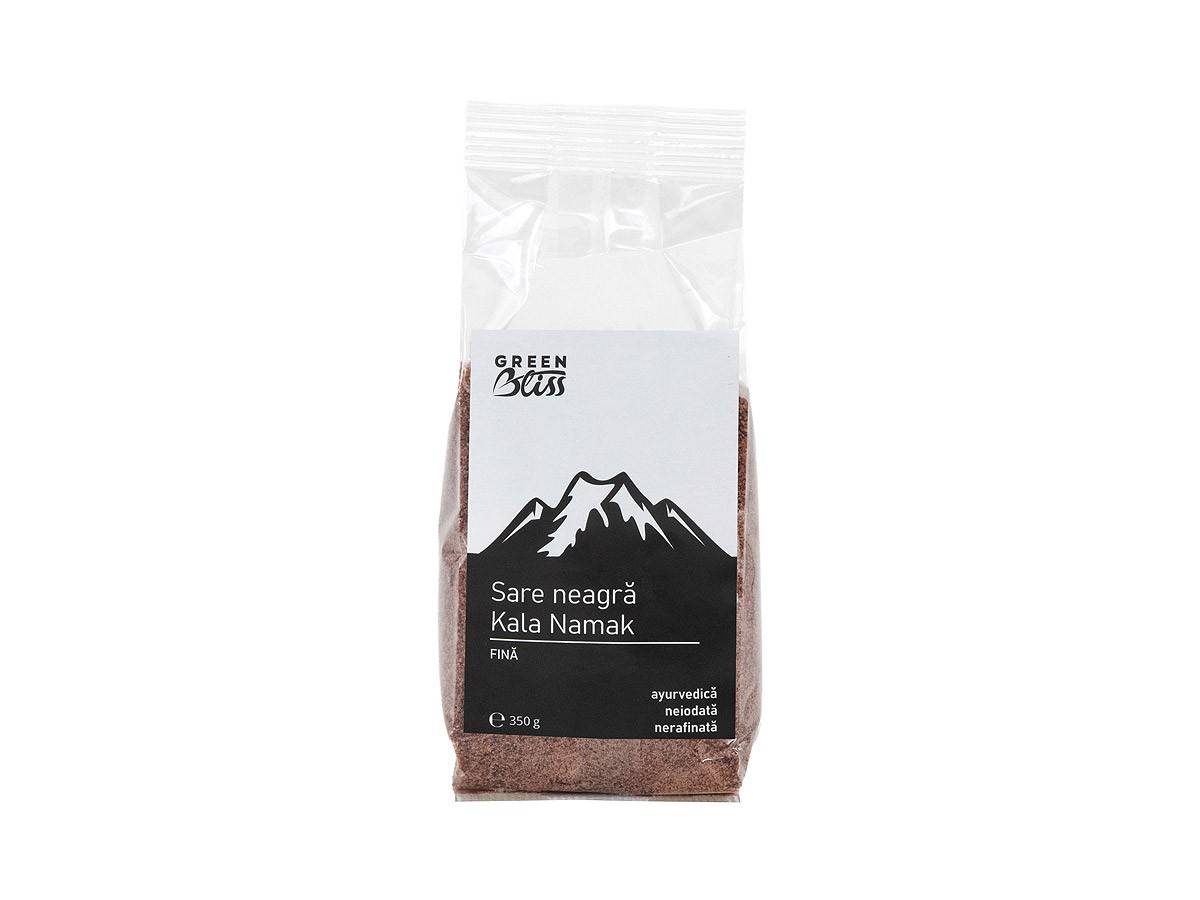 Sare neagra Kala Namak fina 350g Green Bliss                                                        
