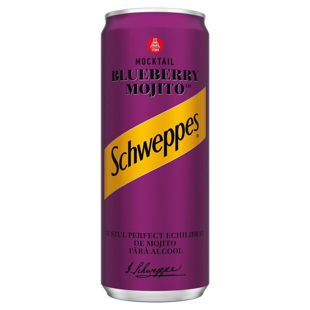 Schweppes Blueberry Mojito 330ml SGR