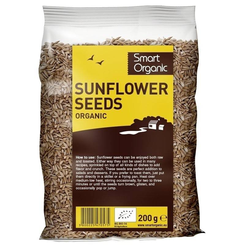 Seminte de floarea soarelui eco 250g Smart Organic                                                  