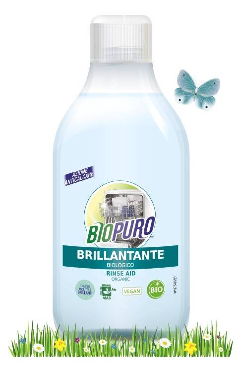 Solutie de clatire pentru masina de spalat vase hipoalergena ecologica 250ml Biopuro
