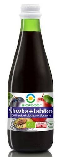 Suc de prune si mere bio 300ml Biofood                                                              