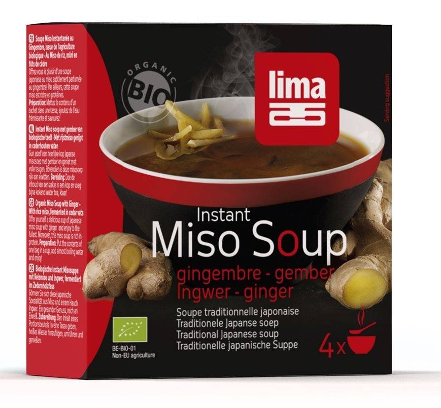 Supa Miso Instant Cu Ghimbir Eco 4X15G  Lima                                                        