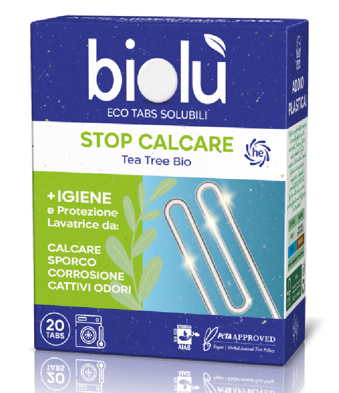 Tablete anticalcar cu tea tree ecologice 20 bucati 47.5g Biolu                                      