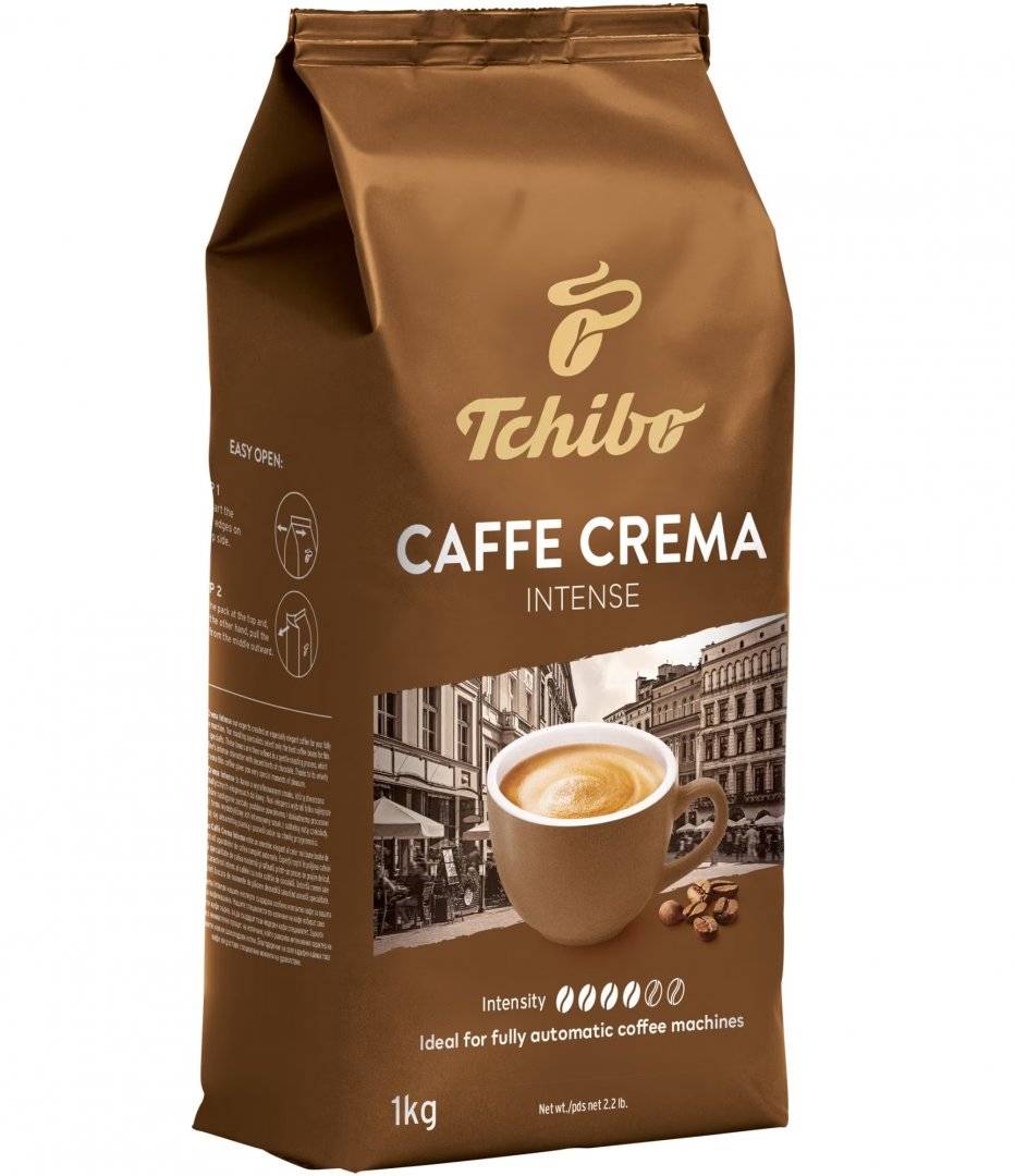 Tchibo Caffe Crema Intense Boabe 1Kg