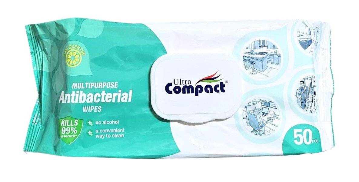 Ultra Compact Servetele Umede Suprafete Multiple 50buc/pachet