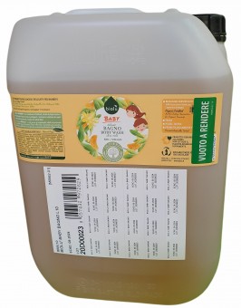 Biolu Gel de dus ecologic cu ulei de mandarin pentru copii 10L                                      