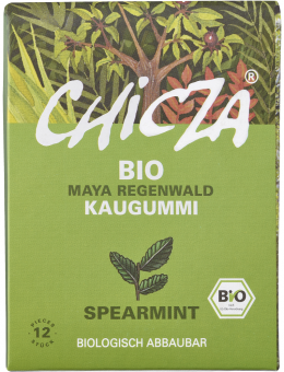 Guma de mestecat spearmint bio 30g Chicza                                                           