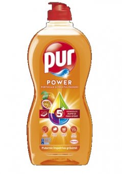 Detergent de Vase Pur Power Portocale si Fructul Pasiunii 450ml