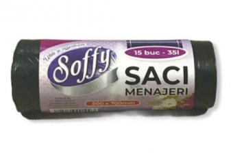 Soffy Saci Menajeri 35l 15buc/rola