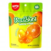 Amos Peelerz Gummy Orange, Jeleuri cu Aroma de Portocale 65g