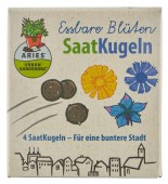 Bilute cu seminte pentru semanat - flori comestibile bio 4 bucati Aries                             