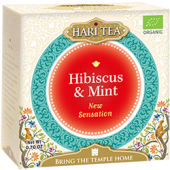 Ceai premium Hari Tea - New Sensation - hibiscus si menta bio 10dz x 2g                             