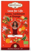 Ceai Shotimaa Balance Your Day - Love for Life - cacao, cardamom si portocala bio 16dz              
