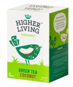 Ceai verde - COCOS - eco, 20 plicuri, Higher Living                                                 