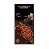 Ciocolata neagra 100%, bio, 70g, Benjamissimo                                                       