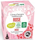 Conuri parfumate naturale - trandafir, indiene, 12 buc., Aromandise                                 