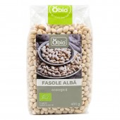 Fasole alba bio 400g Obio