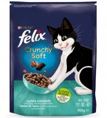 Felix Crunchy&Soft, Ton si Somon cu legume 950g