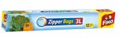 FINO Zipper Bags Pungi cu Închidere Etanșă 3L, 12buc