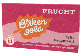 Guma de mestecat cu fructe 12 drajeuri 17g Birkengold                                               