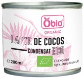 Bautura de cocos condensata bio 200ml Obio                                                          