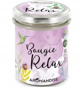 Lumanare parfumata naturala Relax, vegana, 150g Aromandise                                          