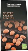 Migdale sarate invelite in ciocolata cu caramel sarat bio  60g Benjamissimo