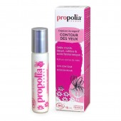 Roll-on pentru conturul ochilor cu laptisor de matca, albastrele, cafeina si acid hyaluronic ecologic 15ml Propolia