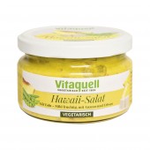 Salata hawaiiana cu tofu, ananas, piersici si mazare 200g Vitaquell                                 